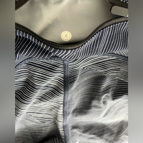 Lululemona Speed Up Crop (21") Etch Hail Midnight Navy size 8 - Picture 7 of 7